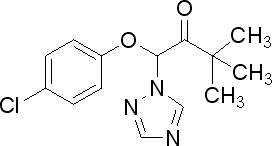 百理通,1-(4-氯苯氧基)-3,3-二甲基-1-(1,2,4-三唑-1-基)-2-丁酮,多环